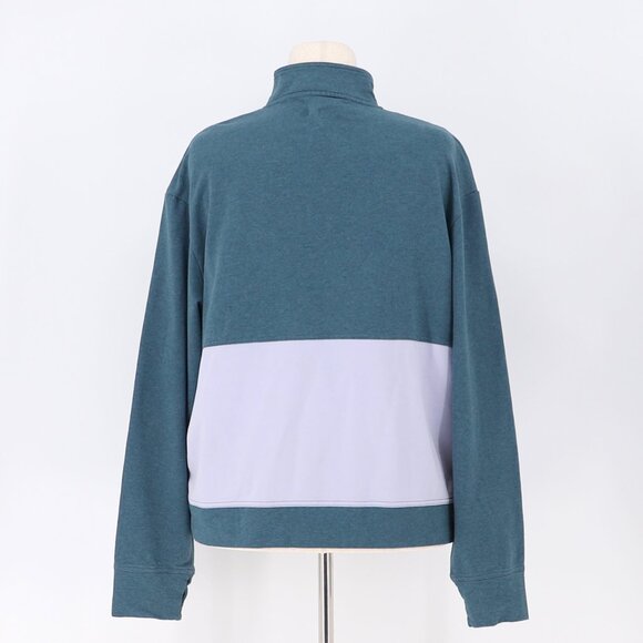 PACT Organic Cotton Quarter Zip Pullover Sweatshirt Size XL - Picture 5 of 6